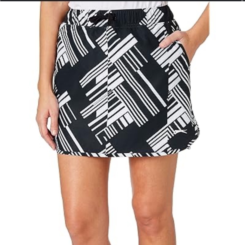 Slazenger Womens Lite Bright Collection Printed Pull On Golf Skort size L